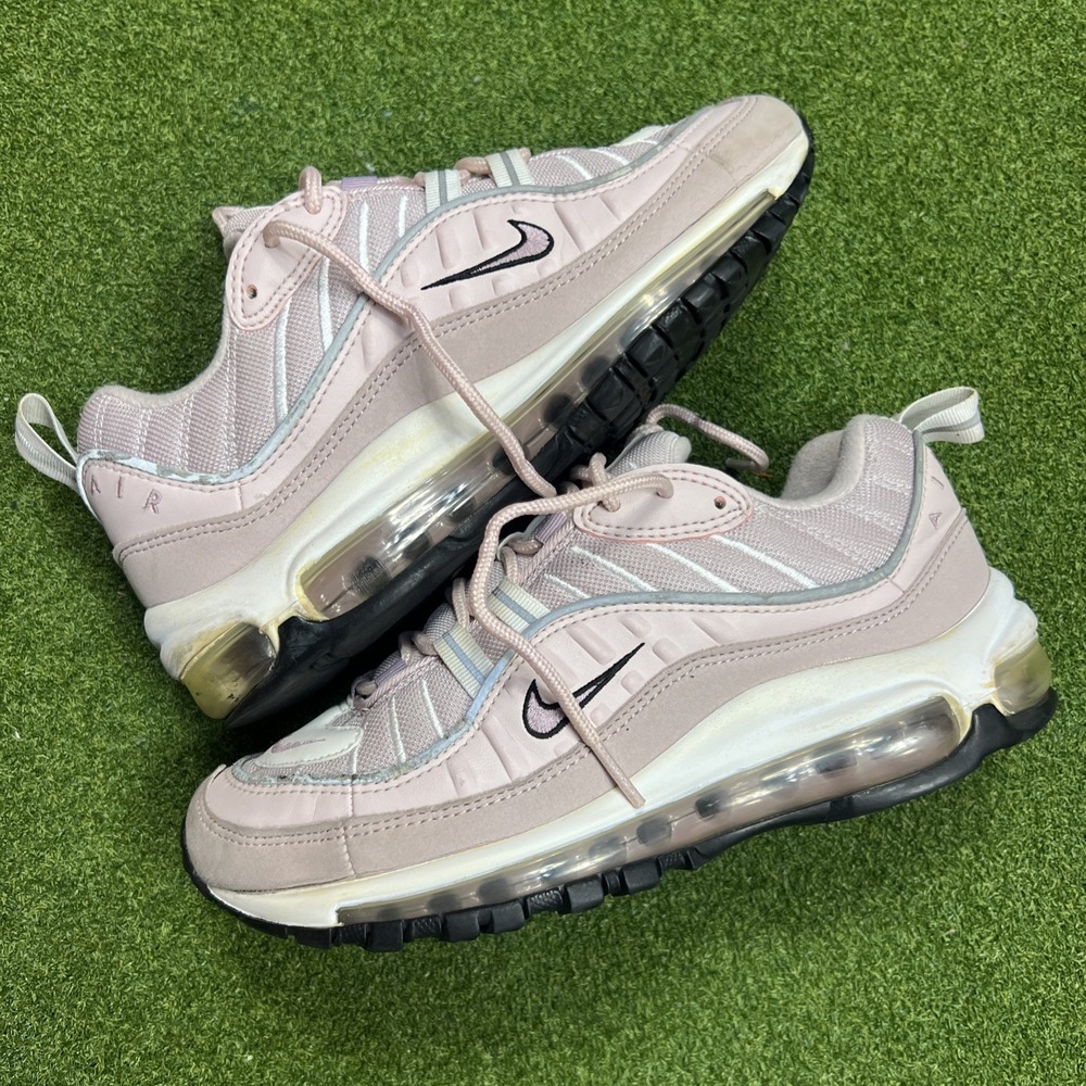 Nike Air Max 98 Barely Rose Running Shoes AH6799-600 Women's Sz 7.5 NO BOX